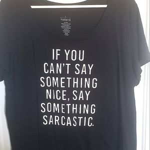 Torrid phrase tee size 2X